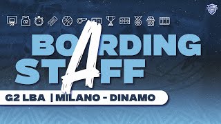 BOARDING STAFF  G2 LBA MILANO  DINAMO [upl. by Blanding132]