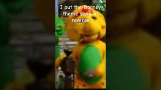 I put the Barney theme song in reverse what do you hear [upl. by Aniryt]