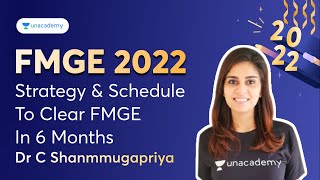 strategy and schedule to clear FMGE in 6 months  Dr Shanmugapriya [upl. by Aniahs]