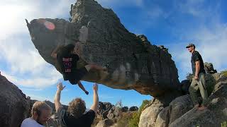 Rocklands Bouldering The Rhino 7bV8 [upl. by Dleifniw]