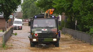 15072021  Hochwasser überschwemmt Teile von Erftstadt [upl. by Kerrill]