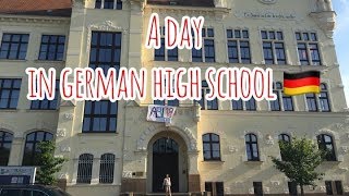 A day in German high school  EXCHANGE YEAR [upl. by Volnak]