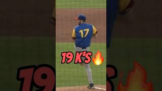 This Mets Prospect Is A Strikeout MACHINE 🔥 milb shorts [upl. by Esahc564]