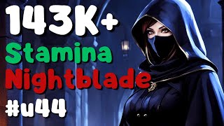 Stamina Nightblade 143k  u44 [upl. by Sirmons]