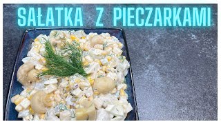 SAŁATKA Z PIECZARKAMI [upl. by Ydnir]