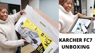 Unboxing Karcher FC7 Got A New Cleaning Machine After They Couldnt Repair My Old One [upl. by Nosredna114]