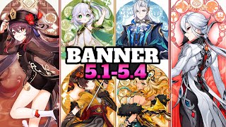 Genshin Impact 5154 Banners Update Neuvilette Rerun Hu Tao Arlecchino  amp Xilonen Confirmed [upl. by Nosittam992]