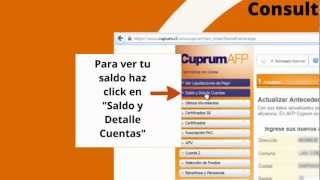 Solicitud de Clave y Saldo  AFP Cuprum [upl. by Siegler61]