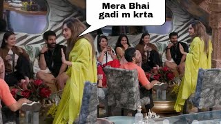 Bigg Boss 18 Live Shrutika exposes brother girlfriends Shrutika make fun of her brother [upl. by Ennyrb]