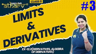 Limits amp Derivatives Class 11 Maths NCERT Chapter 12 3  Ex122 Algebra of Derivatives  Atharv [upl. by Amena]