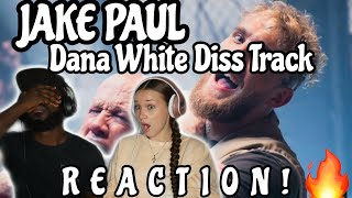 JAKE PAUL  DANA WHITE DISS TRACK Official Music Video REACTION [upl. by Droflim]