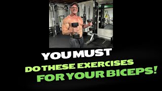 5 MUSTDO EXERCISES FOR MASSIVE BICEPS 💪🔥 BUILD YOUR ARMS NOW [upl. by Oileve]