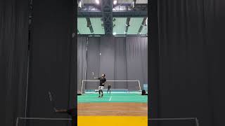 Trick Shot under the legs in Badminton deception shots Shorts badmintonindonesia 🏸❤️ [upl. by Marijn]