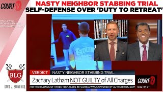 Zachary Latham is Acquitted Not Guilty for Stabbing Murder [upl. by Sillihp701]