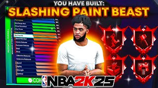 This 6’7 “SLASHING PAINT BEAST” BUILD has BROKEN NBA 2K25🔥 SPEED BOOSTING CENTER BUILD [upl. by Osnerol910]