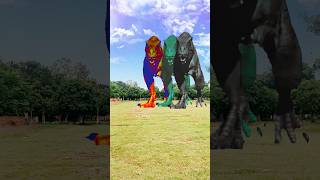 Big Dinosaur chase TRex chasing part 612 shorts dinosaur youtube dinosaurs youtubeshorts [upl. by Ornas869]