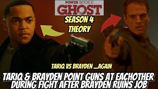 Tariq amp Brayden Point Guns At Eachother During Fight After Brayden Ruins Job  Power Book 2 Season 4 [upl. by Caralie999]