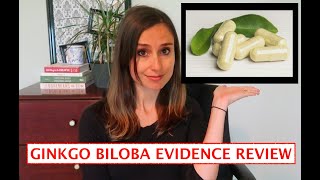 GINKGO BILOBA Memory Benefits  NEUROLOGIST review of Ginkgo Biloba [upl. by Eillehs494]