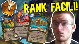 IL MIGLIOR MAZZO DEL MOMENTO RANK FACILI Hunter è IMBATTIBILE • Hearthstone ITA [upl. by Circosta]