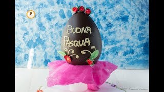 Uovo di Pasqua al cioccolato fondente [upl. by Zeculon]