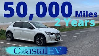 Peugeot e208  50000 miles and 2 Years Later [upl. by Jola]