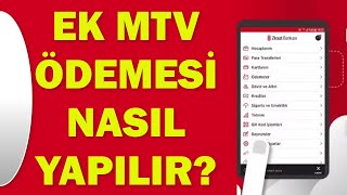 EK MTV ÖDEMESİ NASIL YAPILIR [upl. by Miarhpe4]