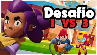 FIZ O DESAFIO DO 1 vs 3 E ME SURPREENDI EMO BRAWL STARS [upl. by Gipsy148]