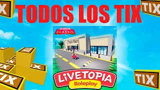 COMO CONSEGUIR TODOS los TIX en LIVETOPIA Roblox Classic Event [upl. by Hui]