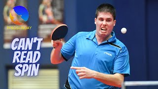 how to to read spin and return the serve in table tennis [upl. by Helman138]