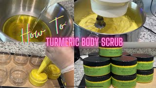 How To Turmeric Body Scrub  For Glowing and Radiant Skin  Formula Included [upl. by Juna]