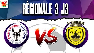 ⚽R3 3e JOURNEE  JUVENIS VS AS NENUPHARS [upl. by Ennaylloh]