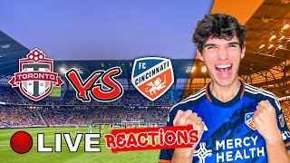 🔴 LIVE  FC Cincinnati  Toronto FC LIVE Match Reactions  2024 MLS Regular Season [upl. by Eleets]