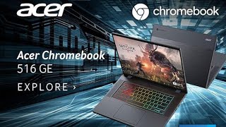 Acer Chromebook 516 GE Cloud Gaming Laptop [upl. by Duggan793]