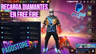 Cómo recargar diamantes en free fire por Pagostore paso a paso ➡️ Tutorial [upl. by Vedi]