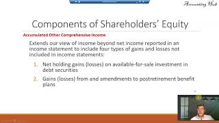 Components of Shareholders  Stockholders Equity USGAAP [upl. by Tamarra]