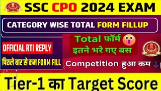 SSC CPO Total Form fill up 2024  ssc cpo 2024 total forms fill up  ssc cpo exam date 2024  ssc [upl. by Ecnahoy]