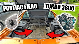 Cutting the Trunk out of my Fiero to Fit a 3800 Turbo Engine [upl. by Irina111]