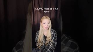 🎵 Take Me Home Country Roads ❤️🐴 ​LIVE ⁠JohnDenver cover singer leoniepetry music livemusic [upl. by Nonnac]