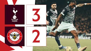 Toney scores but Spurs win derby 😤  Tottenham Hotspur 32 Brentford  Premier League Highlights [upl. by Aprilette735]