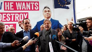 Guy Verhofstadt vs Viktor Orban è scontro di campagne mediatiche [upl. by Adyam902]