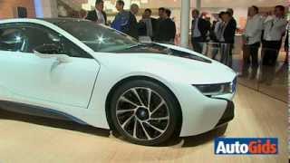 Salon van Frankfurt 2013 BMW i3 amp i8 [upl. by Annaed426]