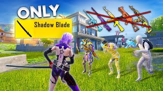 Blade Only Challenge  No weapons  PUBG MOBILE [upl. by Arbed488]