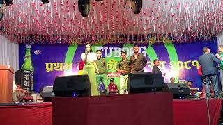 Kushal BelbaseampMuna Aryal Live Dohori Perform Maligailai Song at Pratham Gandaki Mahotsab 2081Buttar [upl. by Fatima]