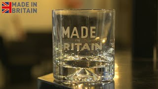 Made In Britain  How crystal glass tumblers are made [upl. by Ynohtna]