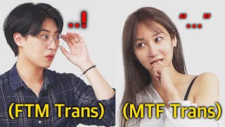 Blind date of MTF transgender and FTM transgender [upl. by Kaylil341]