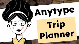 Anytype template  Trip Planner Jan 2024 [upl. by Niltiak]