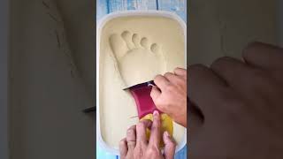 3 Colorful with big foot shorts diy handmade candle [upl. by Enilehcim]