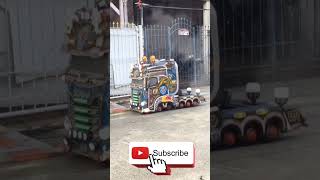 Rc Truck show Big scale model XXXL รถบรรทุกสิบล้อหัวลาก บังคับ SCANIA [upl. by Raskind116]