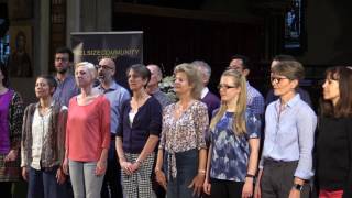 Belsize Community Choir  Ah Poor BirdRose RoseHey Ho trad Elizabethan [upl. by Oilime]