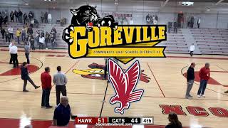 Goreville Blackcats vs Waterloo Gibault Catholic Hawks [upl. by Hyde]